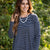 Striped Button Back Slit Tee
