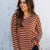 Striped V Sweater Tee