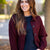 Textured Knit Burgundy Shacket