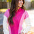Color Curve Pink Colorblock Pullover