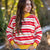 Bold Stripes Red & Yellow Pullover