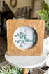 Natural Wood Round Picture Frame