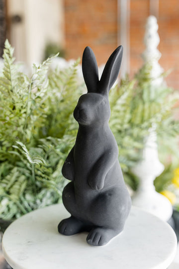 Black Upright Bunny