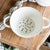 White Ceramic Colander