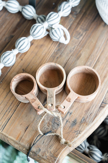 Wooden Measuring Cups