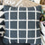 Carbon And Chalk Striped Pillow