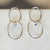 Teardrop Loops Dangle Earrings