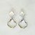 Quatrefoil Cutouts Dangle Earrings