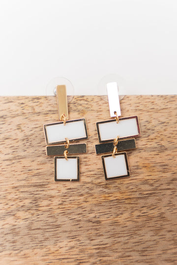 Set The Bar Dangle Earrings