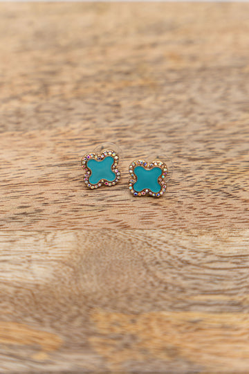 Elevated Quatrefoil Stud Earrings