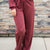 Relaxed Tie Waist Scuba Pants