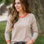 Contrast Trim Striped Sweater
