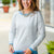 Contrast Edge Striped Sweater