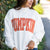 Pumpkin Mock Neck Sweatshirt