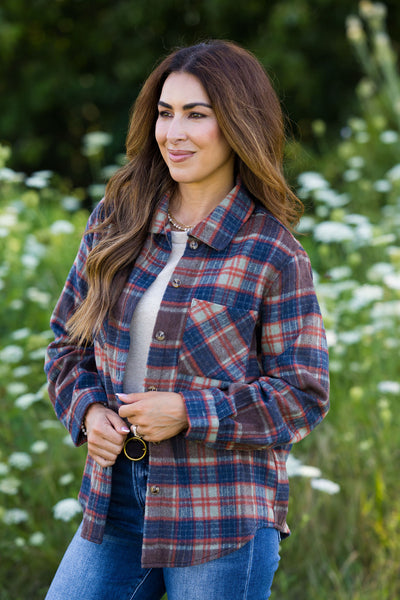 Ember Ridge Plaid Shacket