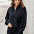 Day to Day Black Scuba Quarter Zip