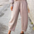 Made to Move Taupe Scuba Barrel Pants