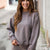 Easy on the Go Mocha Scuba Crewneck
