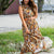 Garden Story Olive Floral Midi Dress