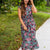 Garden Story Blue Floral Midi Dress