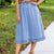 Fresh Air Chambray Midi Skirt