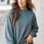 Easy on the Go Sage Scuba Crewneck