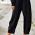 Made to Move Black Scuba Barrel Pants