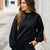 Easy on the Go Black Scuba Crewneck