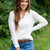 Simply Ribbed Split Neck Top