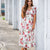 Painted Roses Midi Dress