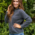 Happy in Stripes Henley Hoodie