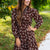 Fall in Love Brown Floral Dress