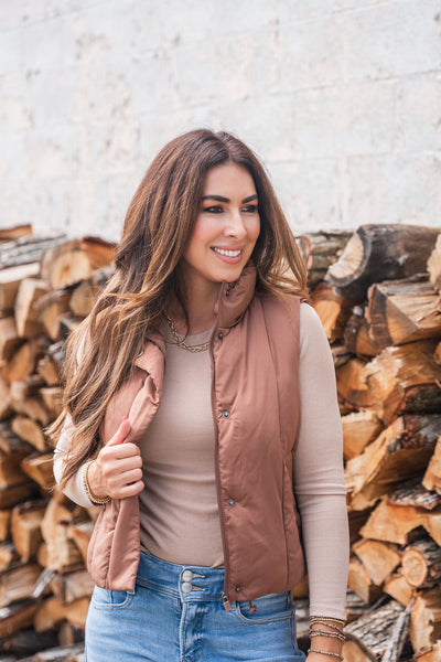 Embrace The Cold Puffer Vest