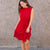 Flawless Ruffle Trim Tie Dress