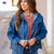 Oversized Hooded Denim Jacket