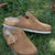 Corky's Distracted Camel Faux Suede Clogs