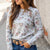 Whispering Blooms Sweater