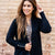 Signature Button Cuff Cardigan