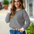 Sweet Contrast Striped Sweater