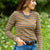Warm Wishes Striped Long Sleeve Tee