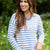 Striped & Cozy Pocket Sweater