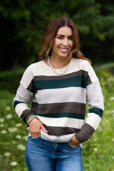Perfect Mix Striped Sweater