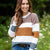 Knit Details Striped Sweater