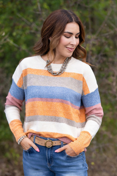 Perfect Blend Striped Sweater