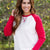 Casual Contrast Raglan Sweater
