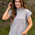 Polished Ease Mock Neck Sweater Tee