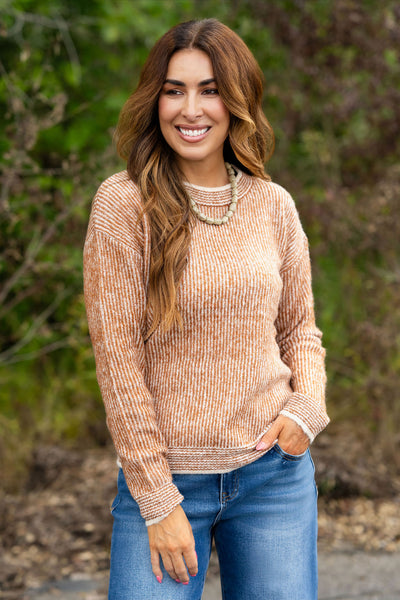 Soft Stripe Story Sweater