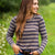 Striped Impressions Long Sleeve Tee