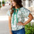 Tied in Blooms Blouse
