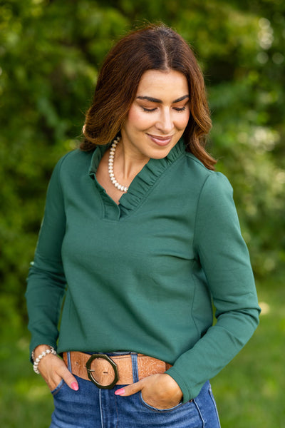 Ruffled & Refined Top